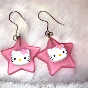 Pink Hello Kitty Earrings